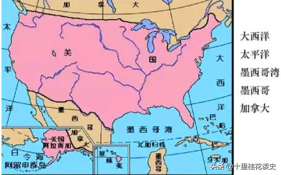 美墨战争墨西哥版图演变,墨西哥领土比我国有优势吗