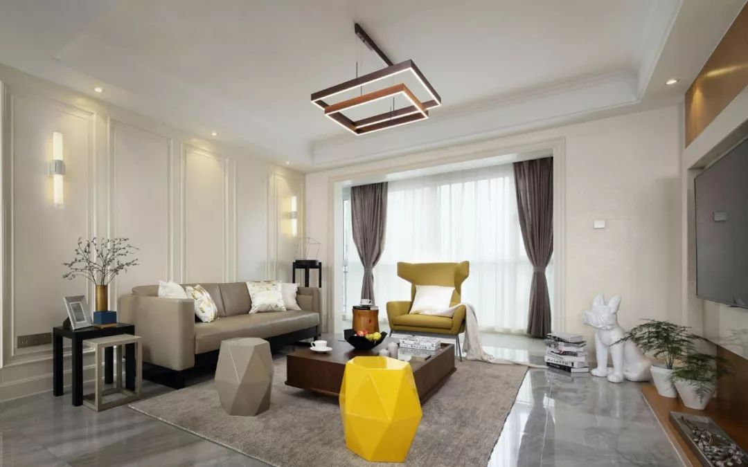 简约风吸顶灯装修效果,极简装修风格卧室灯用什么