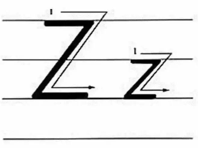 教英文字母书写技巧图文,英语字母书写规范及完美英文字帖