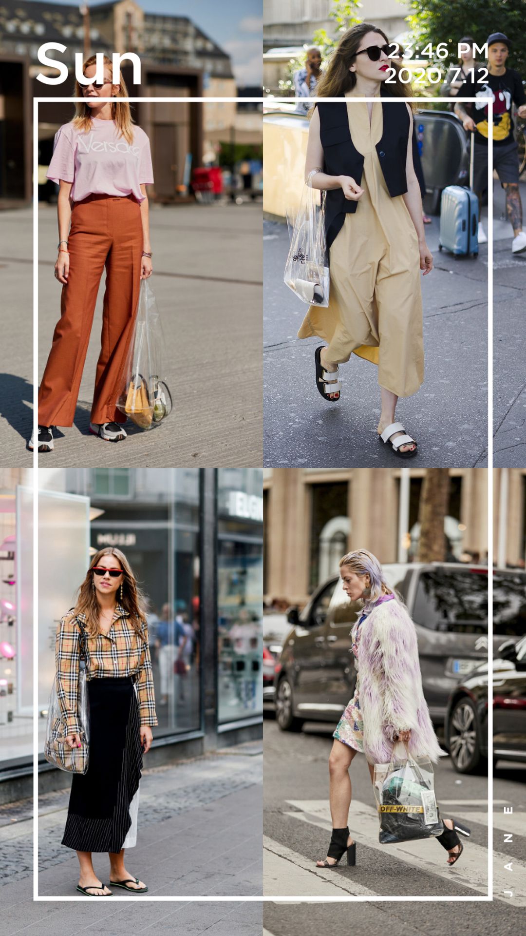 普通包包背腻了，试试“PVC”元素的包包吧，时髦吸睛很高级