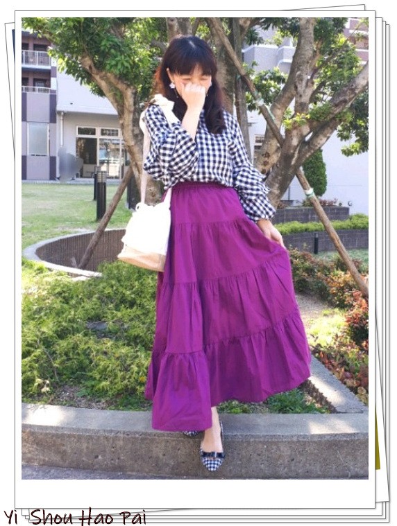 夏季格子衬衫搭配50岁,新款格子衬衫时尚潮流穿搭