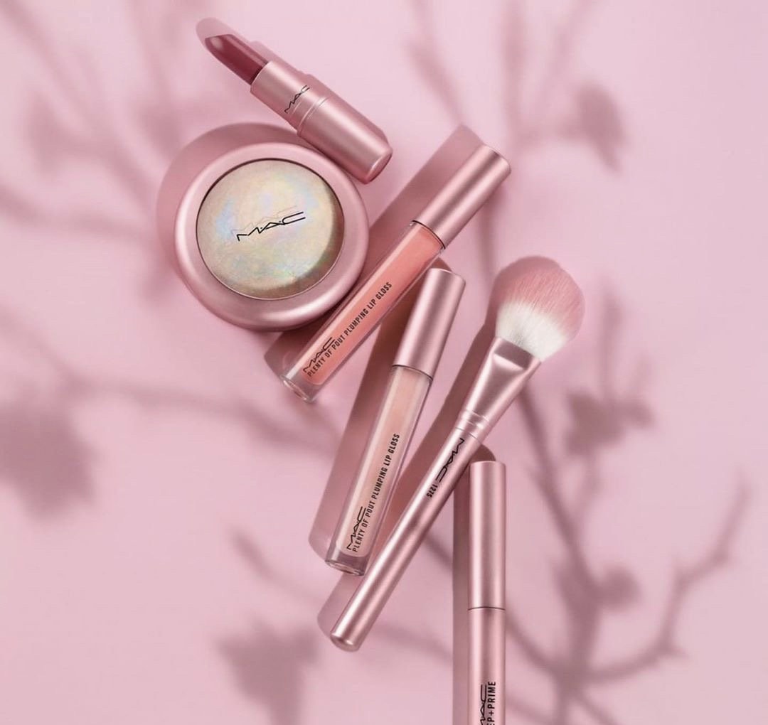 mac生姜高光樱花限定,mac粉雾樱花