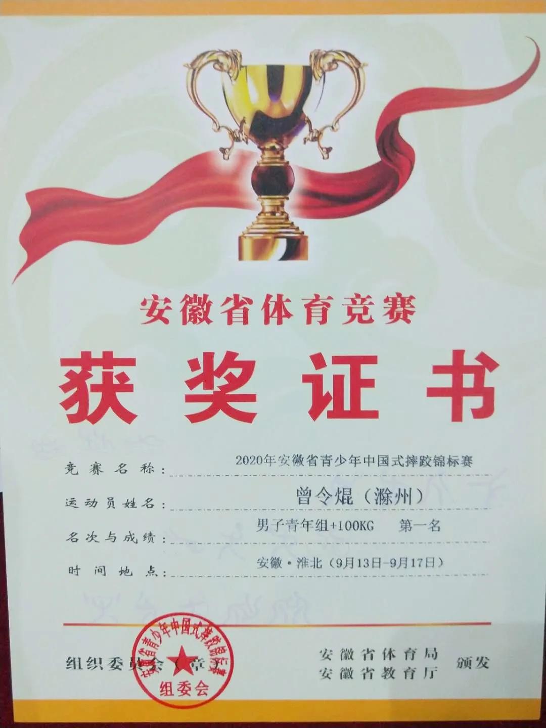 2021年安徽青少年摔跤锦标赛,安徽省青少年摔跤锦标赛