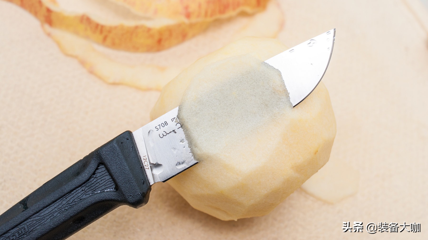 户外战术厨刀,三刃木s611户外实测