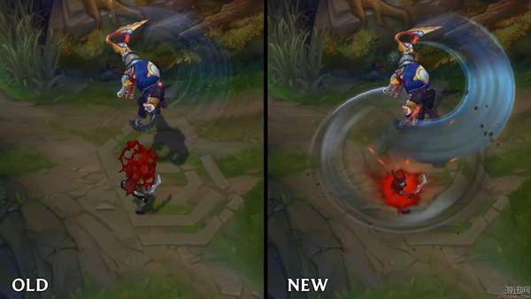 LOL鳄鱼、酒桶全皮肤特效演示大招技能特效增强