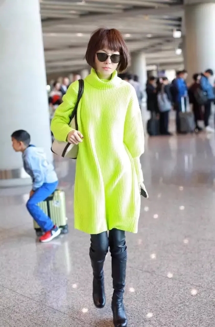 鲁豫这么瘦吃过米饭吗,鲁豫穿黄裙49岁瘦如闪电