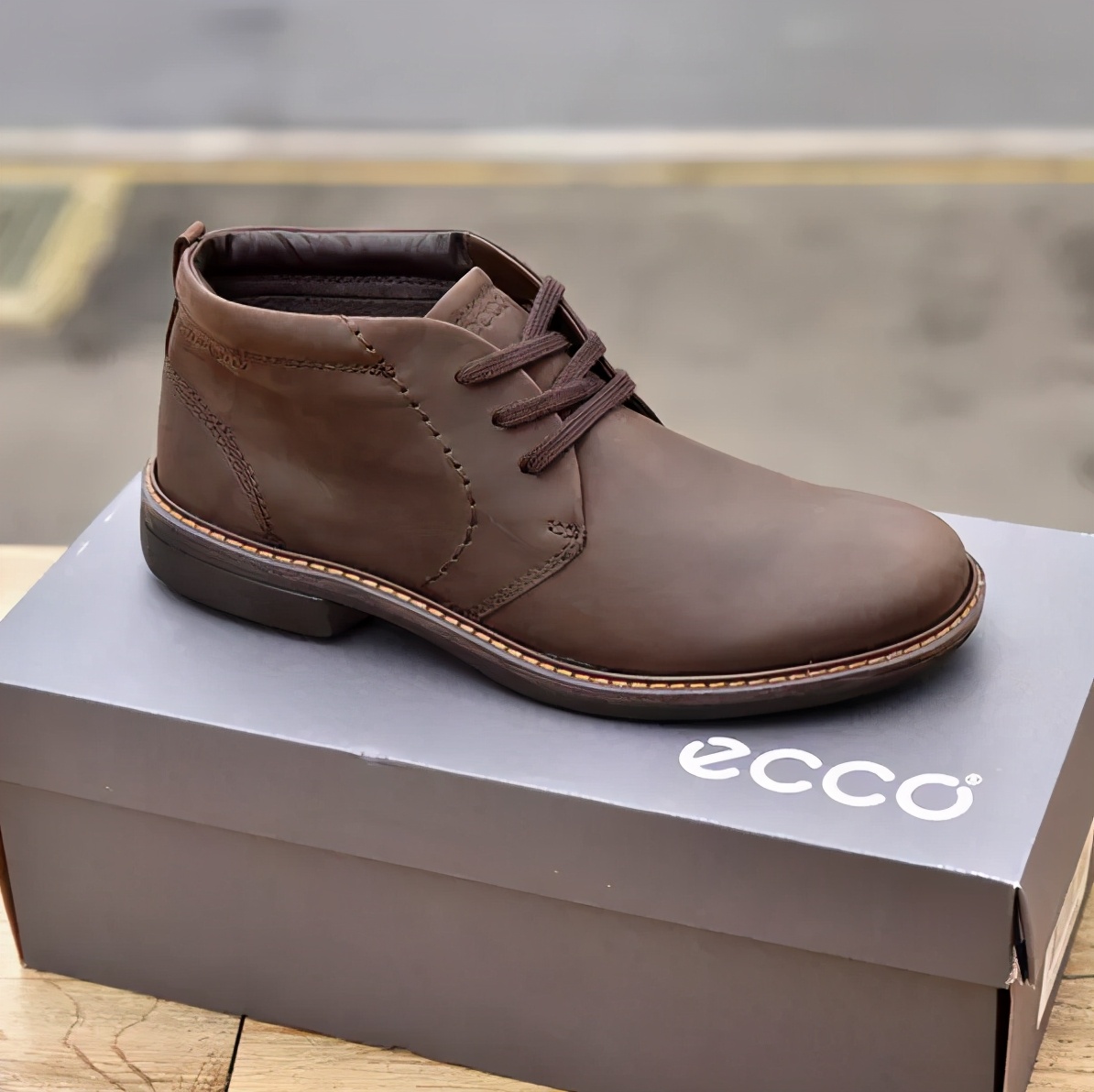 ecco男鞋棕色,ecco男鞋海外代购