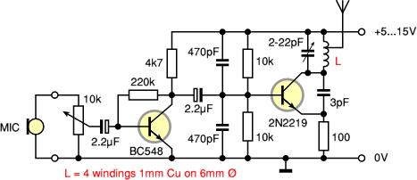 间谍信号发射器,监听发射器套件