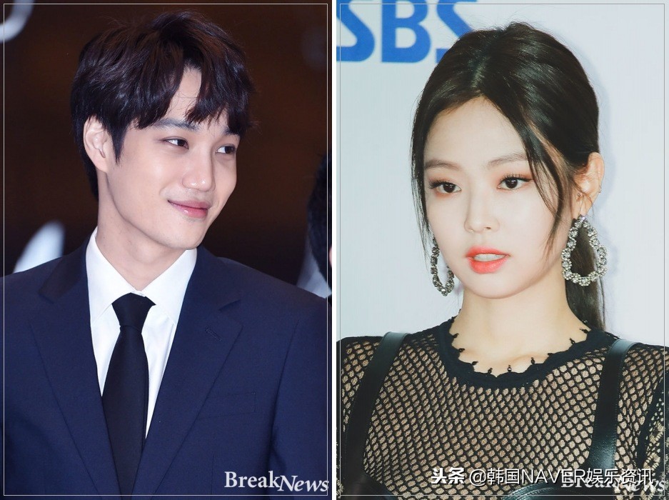 exo成员和blackpink,jennie和exo成员kai的恋情