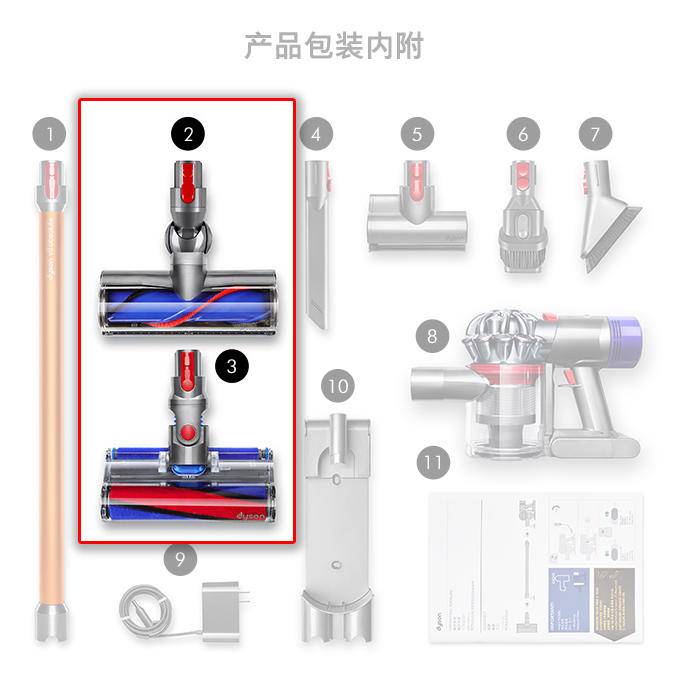 戴森有线无线两用吸尘器,戴森吸尘器有的两千有的三千
