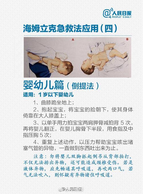 小孩吞食异物急救方法图解,小孩吞异物抢救