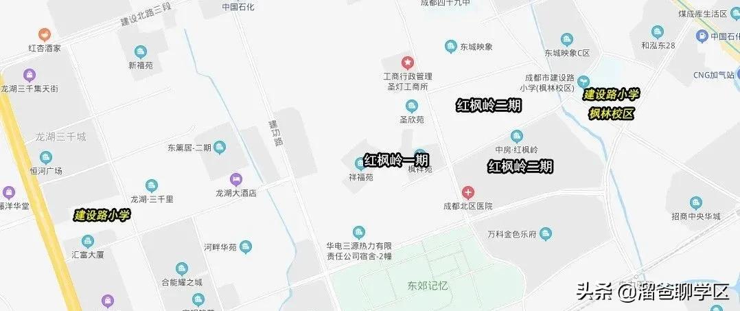 一路之隔的楼盘,一路之隔的小区