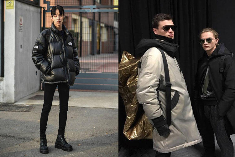 这4种颜色羽绒服显白又减龄,冬天羽绒服穿搭女2020高级感