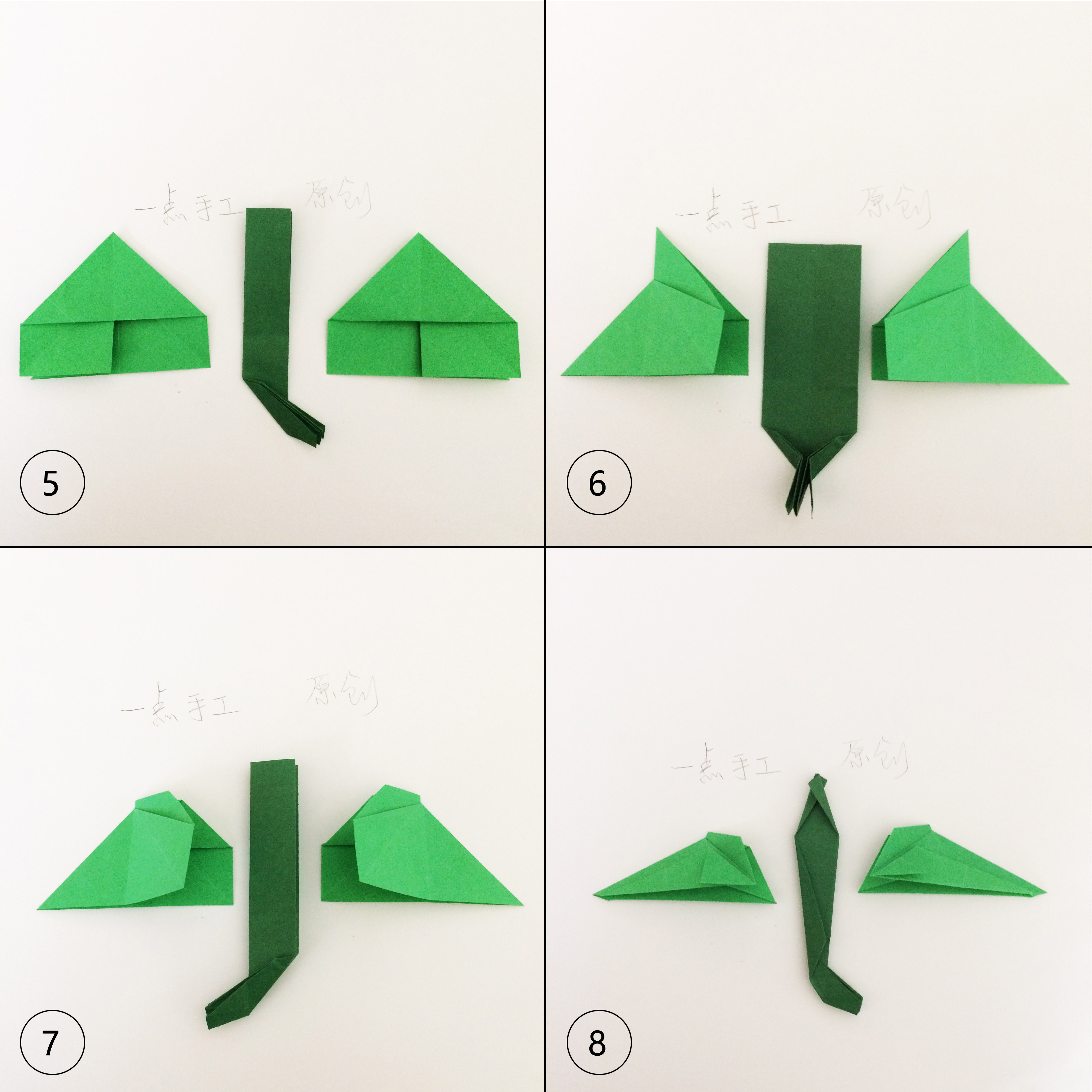带进气道的仿真纸飞机,三步就能做的纸飞机