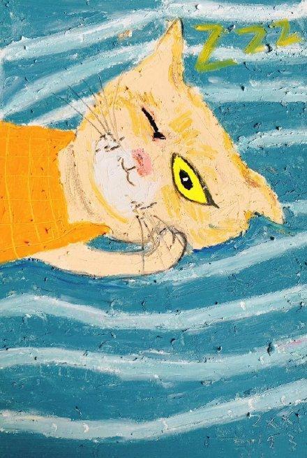 有回归童年的感觉，油画棒的妙用：插画师钟木木