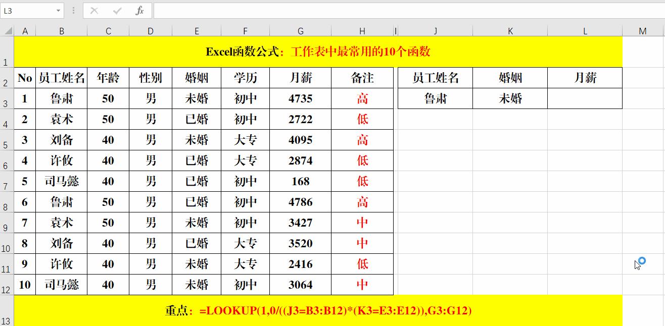 Excel表常用函数及使用要点,excel的chooseweekday函数公式