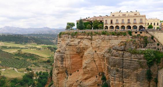 龙达桥上的房间,龙达新桥航拍