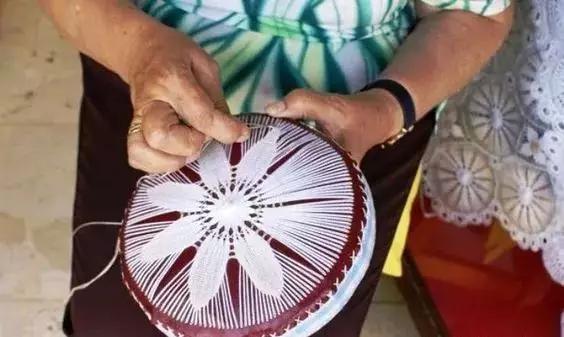 手工毛线编花教程,慢教程手工毛线编花