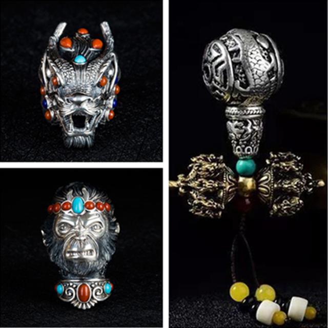 星月菩提三通配饰1000以上图片,常见文玩手串种类图解大全