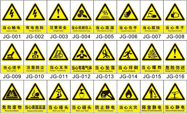安全标志中提示标志有哪些,特别提醒这些安全标志你认识几个