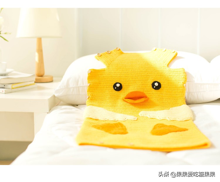 宝宝睡袋钩织视频,儿童披风斗篷冬季钩织教程