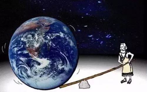 一根杠杆一个支点撬动地球,如何选支点把地球撬起