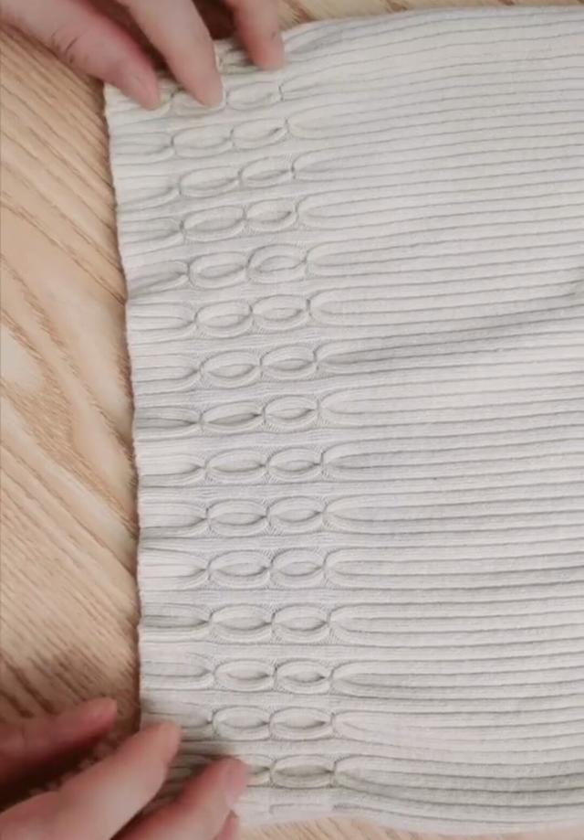 毛衣下摆肥大改小技巧,既美观又实用,不用花钱就可以把衣服改好