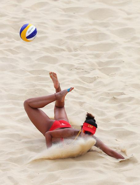 女子沙滩排球比赛超清片段,世界女子沙滩排球锦标赛慢镜头