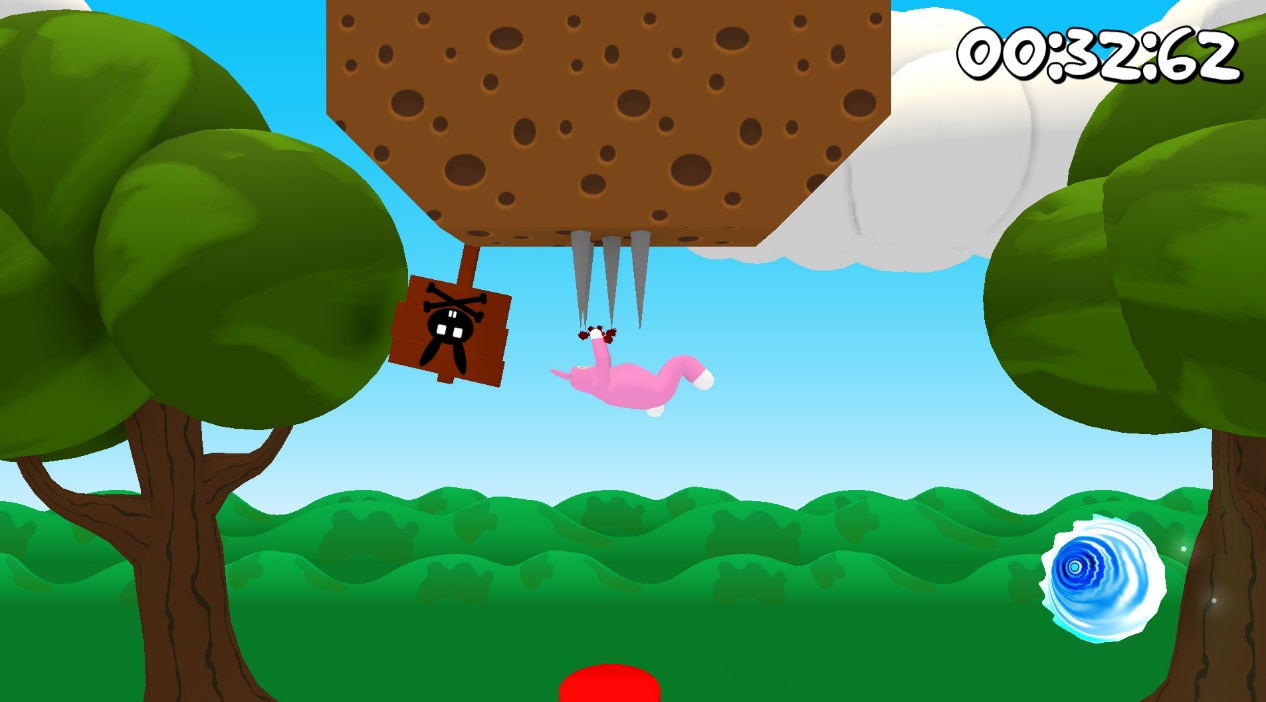 超级兔子人游戏搞笑画面,超级兔子人爆笑闯关游戏