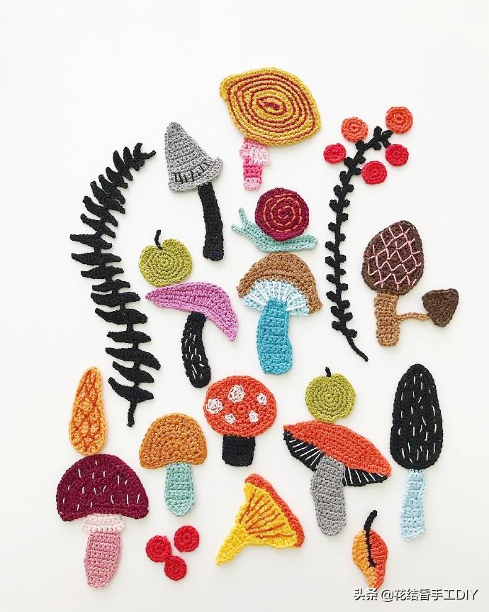 好看的手工毛线钩花,好看又好玩又简单的钩针毛线手工