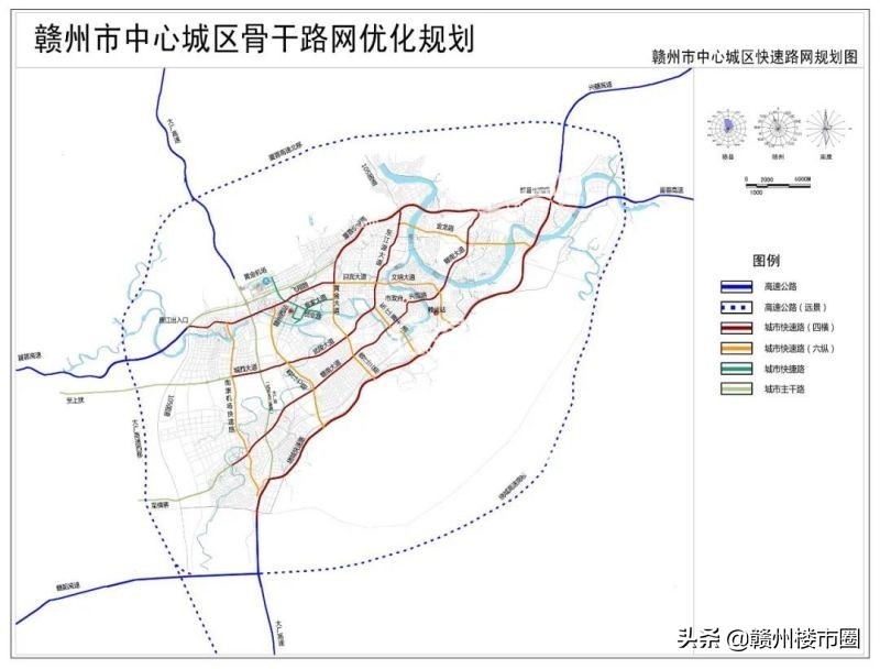 美的君兰学府赣州航拍,赣州美的君兰学府周围规划