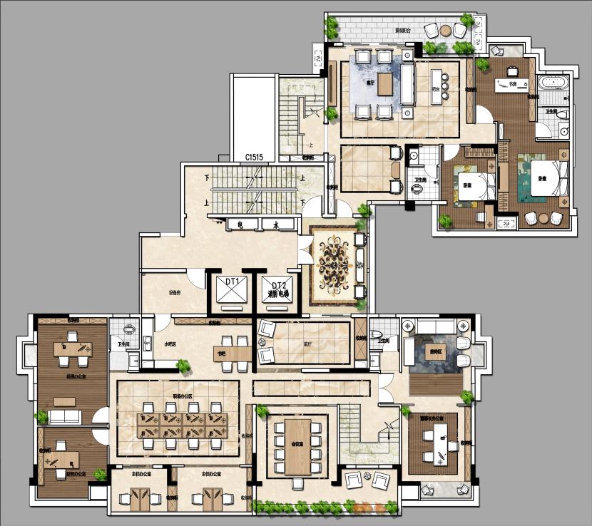 1200平国风中式院子,素雅新中式静谧如诗的闲适生活