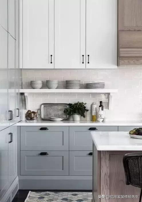 橱柜都有什么颜色好看的,橱柜白色台面配什么颜色的门好看