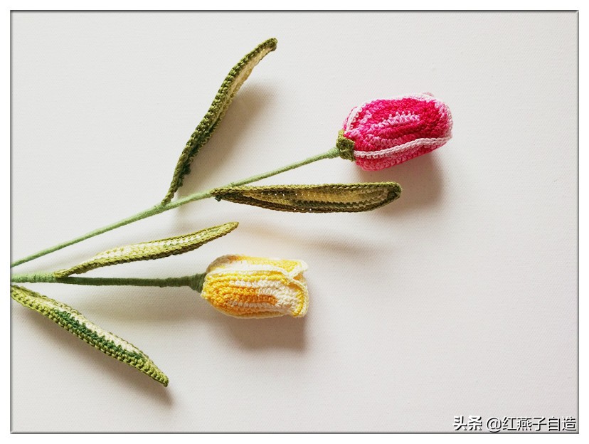 实用手工diy制作钩针花,diy手工花钩织