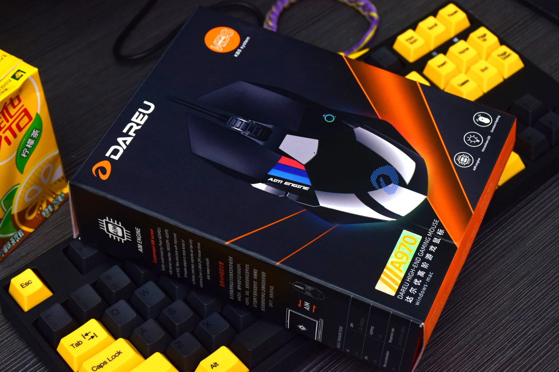 身披铠甲所向披靡,鼠标达尔优a970无线