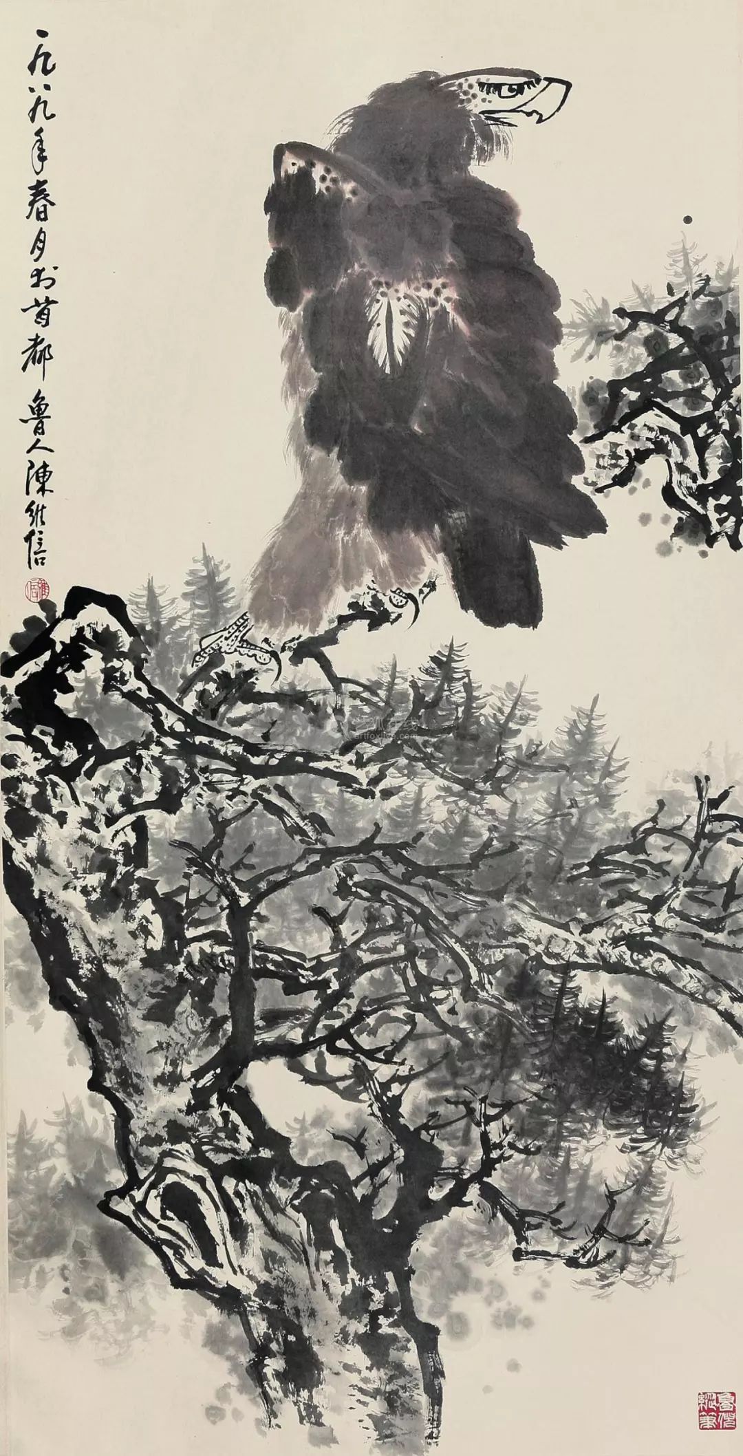 陈良宗山水画作品欣赏,陈家振山水画作品欣赏