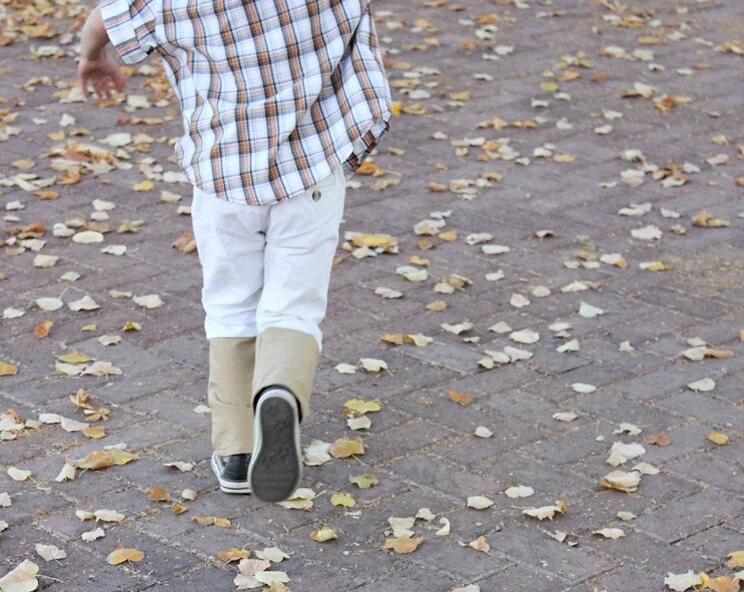 裤子太长怎样变短不用缝孩子,裤子太长了变短窍门不用剪不用缝