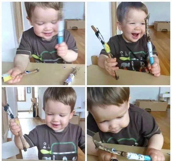 100种创意树枝,幼儿园手工装扮树枝