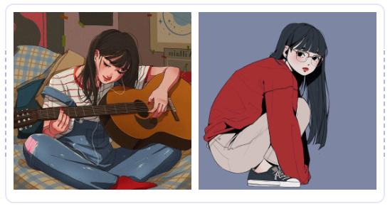 创意爱心插画素材,插画大全100张