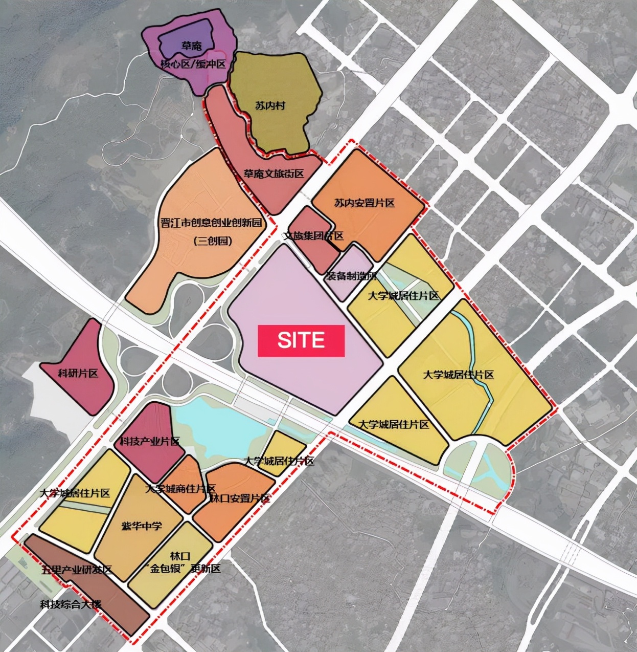 泉州最新地块规划,泉州城东五中旁边规划用地