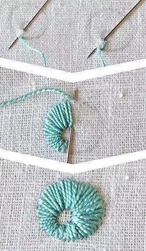 刺绣基本知识之刺绣针法,学刺绣教程绣字