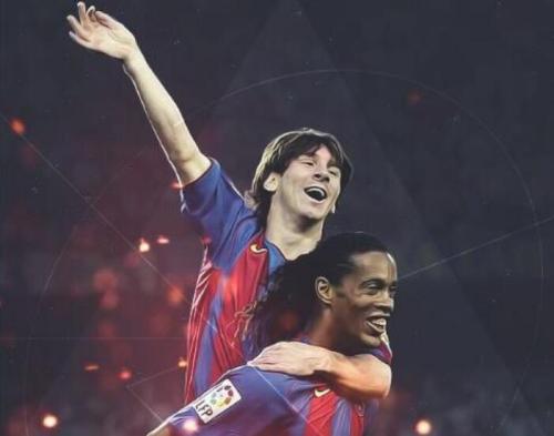 罗纳尔迪尼奥欧冠梅西,足坛经典场面罗纳尔迪尼奥和梅西