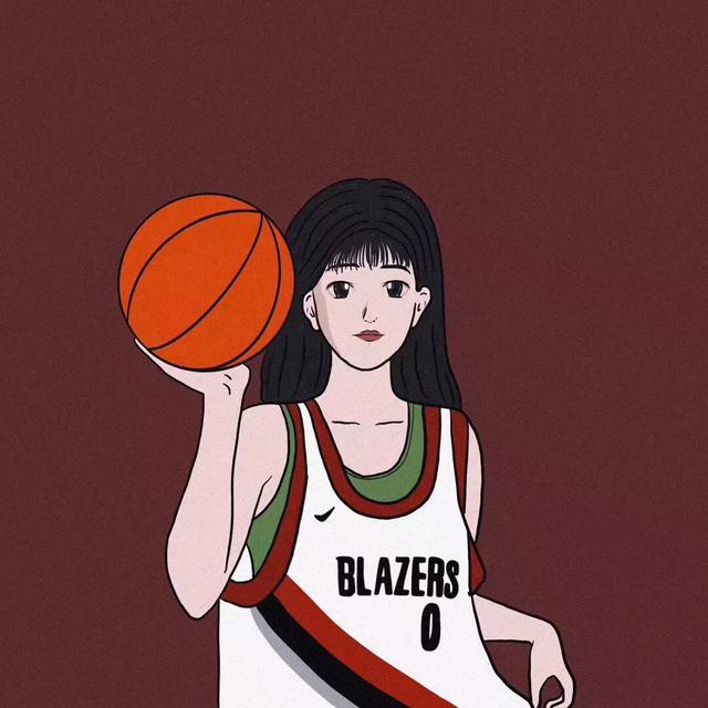 篮球头像男生女生,篮球卡通头像