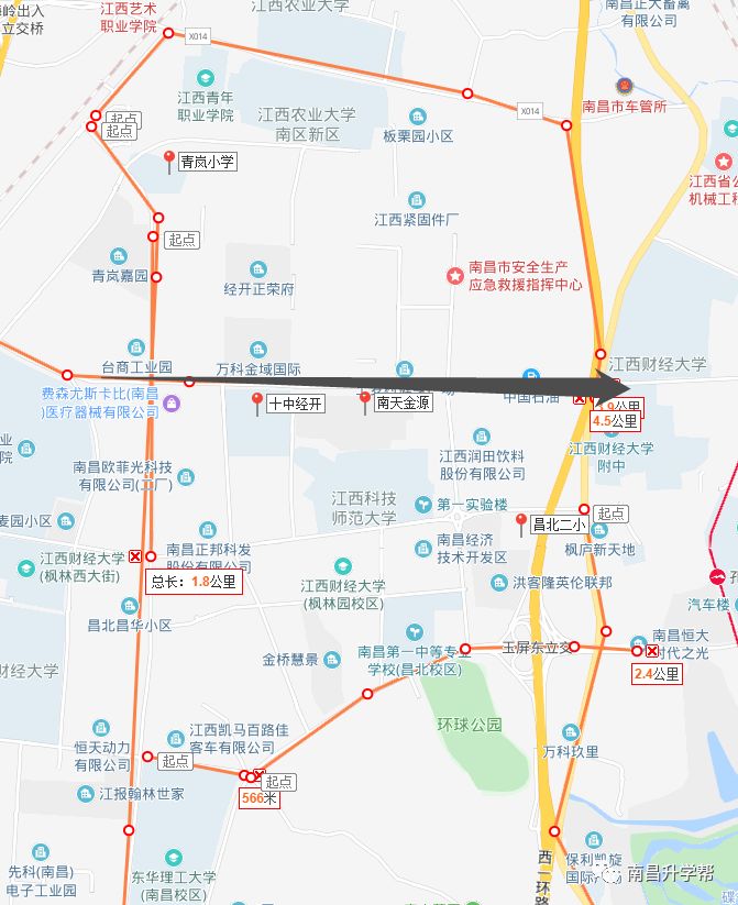 南昌二中的学区房划分,南昌一中和南昌十中