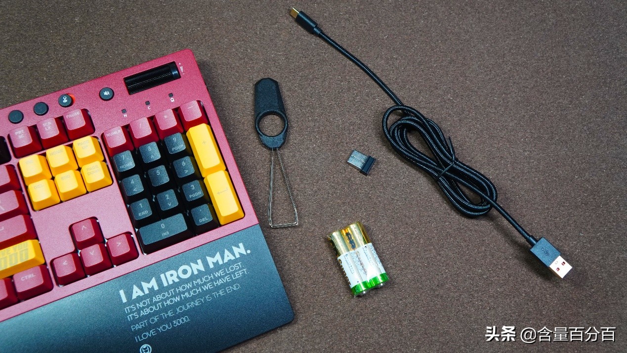 钢铁侠联名款TT机械键盘,ttg521机械键盘测评