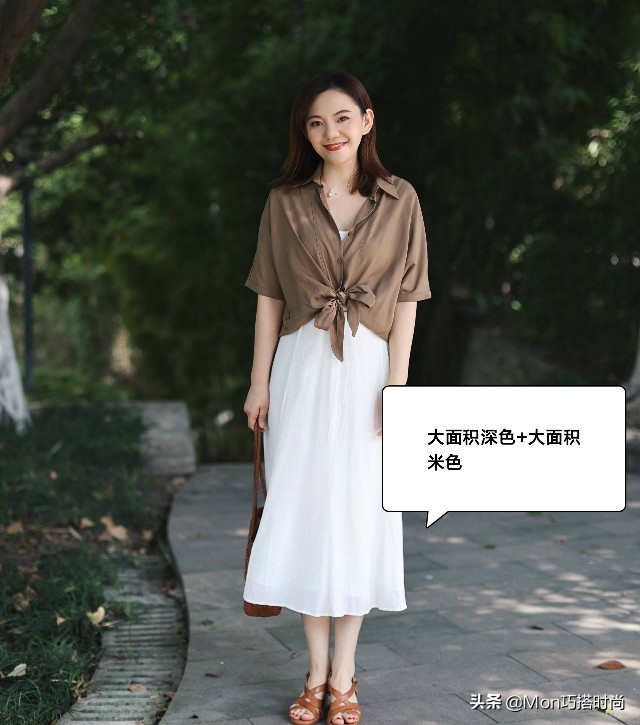 米色半身裙今年最火的半身裙,气质显瘦半身裙时尚减龄超有气质