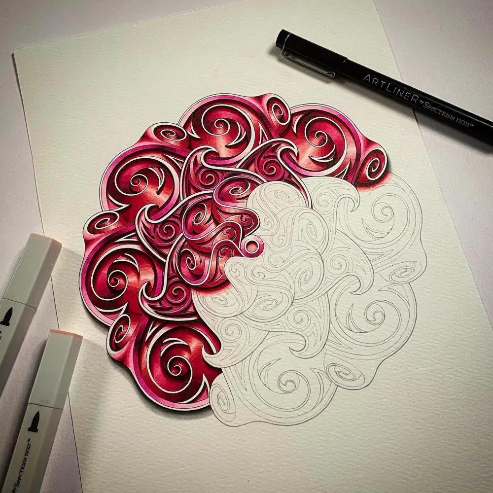 能治愈抑郁的画,治愈解压的画