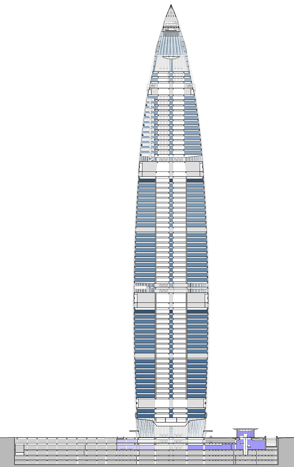 中国第一高楼华润大厦,华润大厦建造史