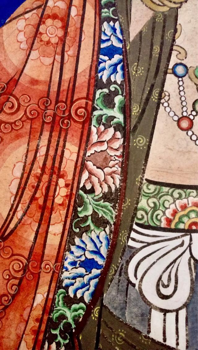 观音菩萨三十二像工笔画,观世音菩萨画像工笔画