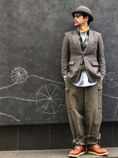 男人穿上工装,男人穿着打扮有品位